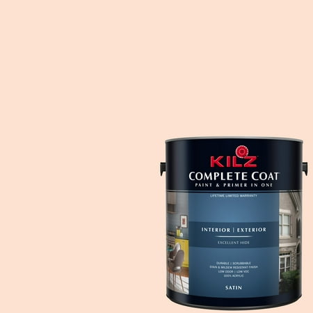 KILZ COMPLETE COAT Interior/Exterior Paint & Primer in One, #LC180-02 Sweet (Best Exterior House Colors)