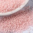 thumbnail image 4 of MIYUKI Round Rocailles Beads Japanese Seed Beads (RR203) Pink Lined Crystal 15/0 1.5mm Hole: 0.7mm about 27777pcs/50g, 4 of 5