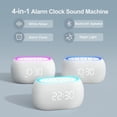 thumbnail image 2 of Despertador tipo máquina de sonido White Noise ANJANK con Bluetooth, 2 of 7