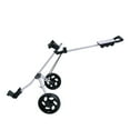 thumbnail image 4 of Golf Push Pull Cart, Lightweight Foldable 2 Wheels Push Pull Golf Cart Trolley with Foot Brake, Walking Push Golf Cart,Lightweight Aluminum Frame, 55.5" x24" x 42.5" (L x W x H), 4 of 7