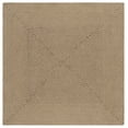 thumbnail image 2 of SAFAVIEH Braided Coleman Solid Cotton Reversible Area Rug, Beige/Brown, 6' x 6' Square, 2 of 10