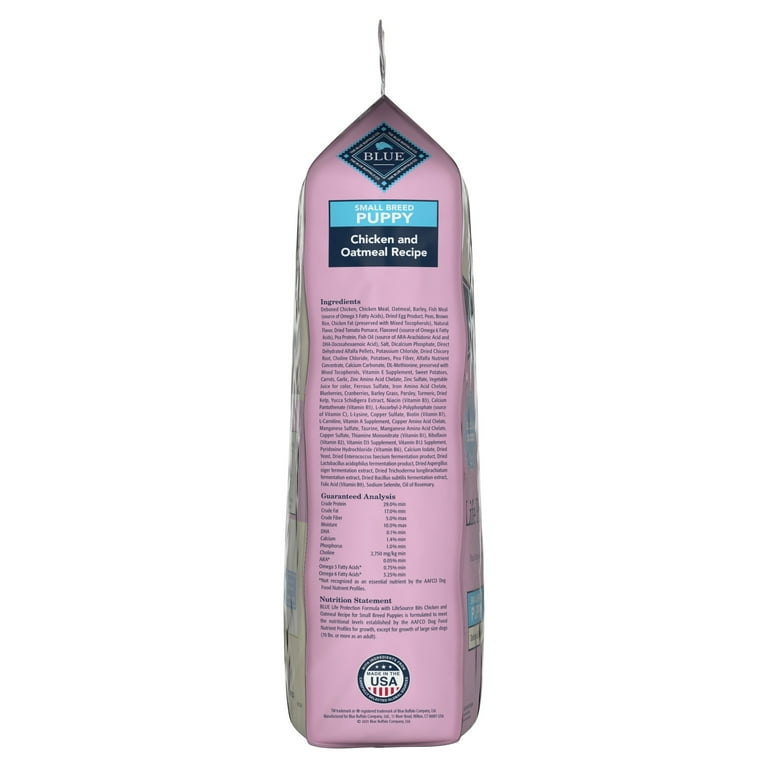 Blue buffalo puppy cheap lamb and oatmeal review