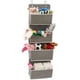thumbnail image 2 of Organizador sobre la puerta con 4 bolsillos, organizador de almacenamiento colgante para despensa, bebé, cuarto de baño, armario, dormitorio (1 paquete, gris) MFZFUKR CJWUS-3617, 2 of 8