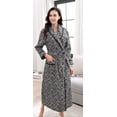 thumbnail image 3 of Richie House Women's Cotton Sleepwear Pajama Bathrobe RHW2737-E-XL, 3 of 7