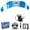 Leaf1.28/Blue, variant on 2.4G RC Electric Stunt Paraglider Model, Mini Paraglider with Stable High-Altitude Flight & Long Endurance, Foldable Glider for Outdoor Flying, Gift for Adult Beginners (Leaf1.0/Green)