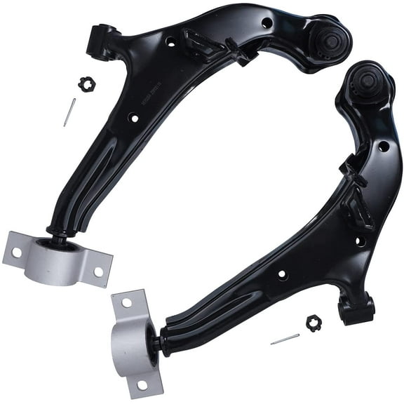 Detroit Axle - Both (2) Front Lower Driver & Passenger Side Control Arm w/Ball Joint Assembly - for 2000-2001 Infiniti I30 - [2002-2004 Infiniti I35] - 2000-2003 Nissan Maxima