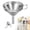 C, variant on Metal Stainless Steel Funnel, Food Grade Mini Funnels for Kitchen Use Filling Bottles Flask Cooking, 1 Brushes
