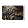 thumbnail image 3 of Fotbe Extra Durable Door Mat - Dirt Trapping Outdoor Welcome Mats - Non-Slip Outdoor Door Mats - Low Profile Front Door Mat - Indoor (16" x 24", Noble Style Bald Eagle ), 3 of 8