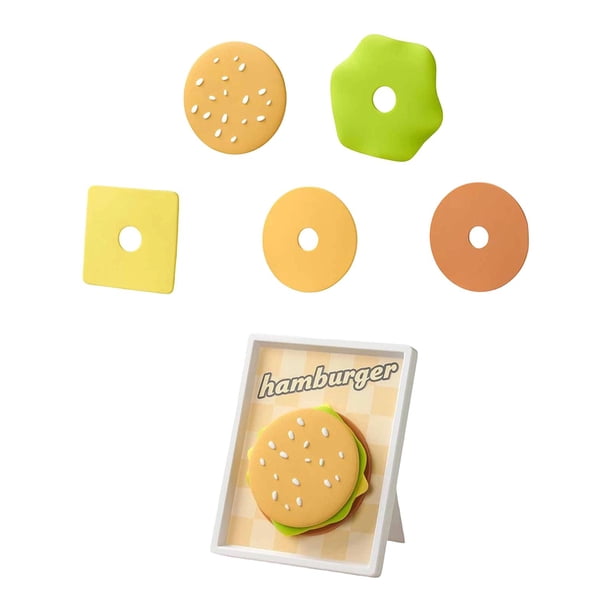 5 posavasos de silicona, salvamanteles de silicona, tapetes para ollas multiusos resistentes al calor. Marco amarillo