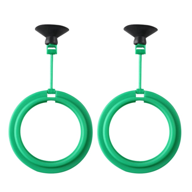 2pcs anillo de alimentación de peces acuario acuario alimentador de anillo flotante círculo de alimentos (verde, redondo)
