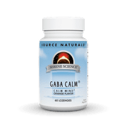 Source Naturals Serene Science GABA Calm - Dairy-Free, Calming Mood, No Preservatives, 60 Lozenges