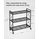 thumbnail image 5 of Estante de almacenamiento SONGMICS de metal de 3 niveles con ruedas de 80 cm de ancho, 5 of 5
