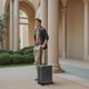 thumbnail image 2 of Carry On Luggage LEVEL 8, marco de aluminio sin cremallera de 20 pulgadas, gris, 2 of 8