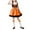 Orange, variant on SERTG Girls Oktoberfest Maid-Style Set 3-Piece Puff Sleeve Round Neck Dress   Apron and Head Accessory Cottagecore Theme Dress-Up Skirt Outfit for Kids 3-12 Years(Orange,3 Years)