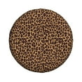 thumbnail image 4 of Spare Tire Cover, Leopard Printed Wheel Cover Tire Covers For Trailers Car Truck Camper Universal Tire Covering Fits Diameter14"-17", 4 of 4