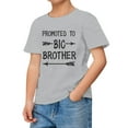 thumbnail image 2 of AWZXDE T-Shirt Décontracté à Manches Courtes et Col Rond pour Enfants avec Imprimé Lettre pour Activités Extérieures 1-13 Ans Hauts d'Été, 2 of 3