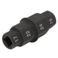 thumbnail image 4 of Herramienta De Eje Hexagonal, 17/19/22/24 Mm, Enchufe Hexagonal, Reemplazo De Resistencia Al Impacto Negro Para R6 Para Rueda Delantera De Motocicleta, 4 of 7