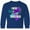 Royal Bue, variant on Inktastic Suicide Prevention I Wear Teal and Purple for My Brother Long Sleeve Youth T-Shirt