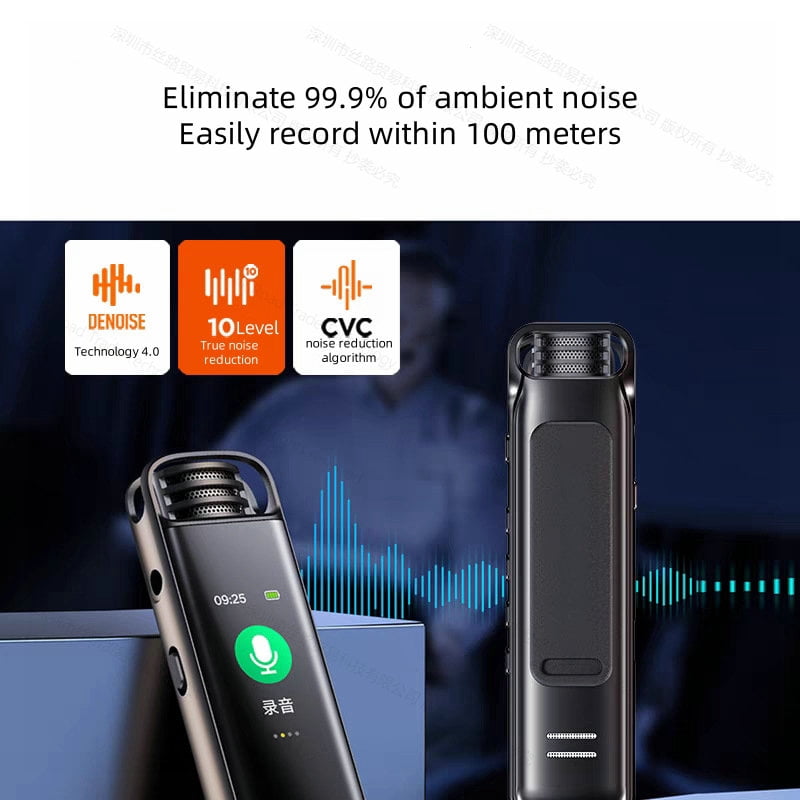 GL-88 Long Time Endurance HD Denoise Clip Digital Voice Audio Recorder Learning Business Meeting Interview Wedding Dictaphone-8GB