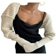 thumbnail image 1 of Manteau Chandail Tricoté Ultra-Court pour Femmes, 1 of 5