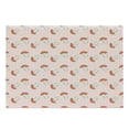 thumbnail image 1 of Mushroom Cutting Board, Cartoon Style Mushrooms Background in Doodle Vegetables Floating, Decorative Tempered Glass Cutting and Serving Board, in 3 Sizes, by Ambesonne, 1 of 2