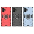 thumbnail image 7 of Heavy Duty Case For iPhone 16 Armor Phone Case with Metal Ring Hidden Kickstand, Military Grade Shockproof Rugged Protective Cover for For iPhone 16,Red, 7 of 7