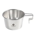 thumbnail image 1 of Tazón de fuente de Sierra IrforaCuenco Sierra S369 de acero inoxidable para exteriores, vajilla de Picnic de gran capacidad de 600ml, barbacoa portátil, senderismo, cuenco para acampar, utensilios de, 1 of 7