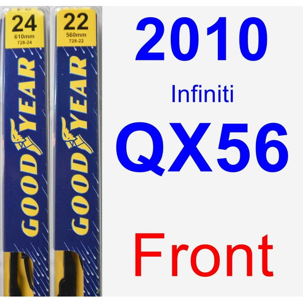 2010 Infiniti QX56 Wiper Blade Set/Kit (Front) (2 Blades) Premium