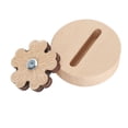 thumbnail image 1 of Thread Cutter, Wooden Thread Cutter Tool with 5 Cutting Positions High Stability Reduced Hand Fatigue Slip Resistance Stand for Quilting Suitable Quilting Sewing, 1 of 7