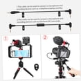 thumbnail image 4 of Riwcyla Smartphone Video Rig Kit Including Smartphone Cage with 3 Cold Shoe Mounts + Video + Microphone with Shock Mount Wind Screen + Desktop Tripod Stand + Remote Shutter for Vlog Video Recordi, 4 of 6