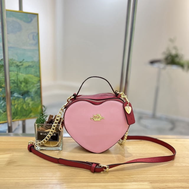 COACH Heart Bolso Bandolera Mujer C5118 C5119 C4080 Gao Jiahui unisex