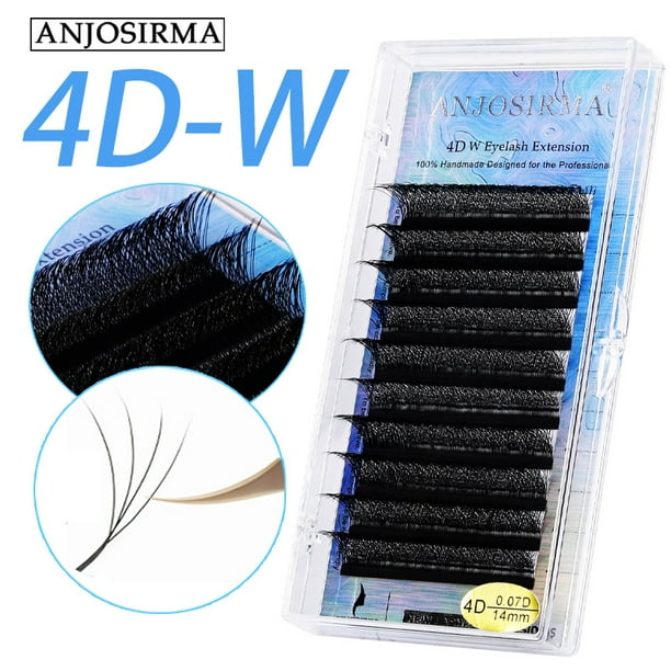 ANJOSIRMA Pestañas W Extensión De 4D novel volume blend Maquillaje