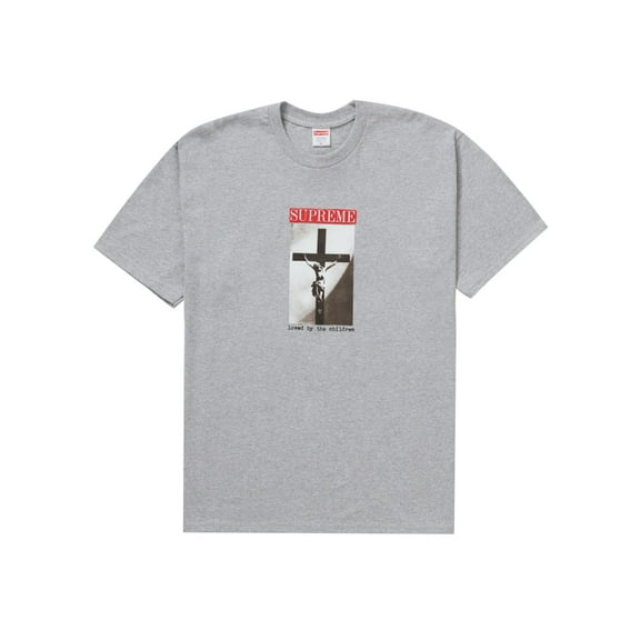 Supreme Men's Loved By The Children Tee Heather Grey, from StockX