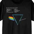 thumbnail image 2 of Pink Floyd Dark Side Of The Moon Back Album Cover Crew Neck Short Sleeve Men's Black T-shirt-XXL, 2 of 4