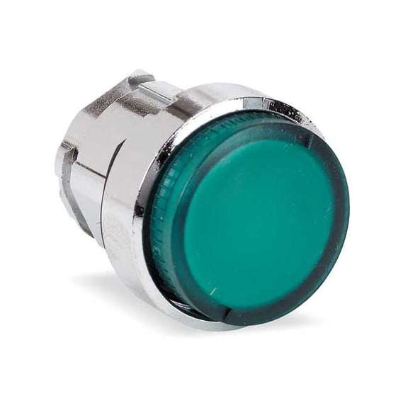 Schneider Electric ExtendedPushButton, Green, No Lamp, 22mm ZB4BW13