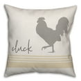 thumbnail image 2 of Creative Products Cluck Rooster 26x26 Spun Poly Pillow, 2 of 3