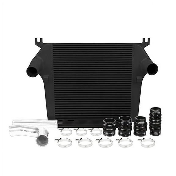 Mishimoto MMINT-RAM-10KBK Performance Intercooler Kit Compatible With Dodge Ram - Cummins 6.7 2010-2012 Black