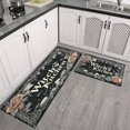 thumbnail image 3 of Halloween Kitchen Rug Set Of 2 Absobent Kitchen Mats for Floor,Witch Kitcehn Bat Spider Spooky Halloween Kitchen Runner for Bathroom,Room Bath (47x17+30x17 Inches), 3 of 7