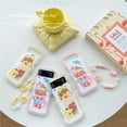 thumbnail image 4 of Wavy Phone Case For Samsung Galaxy Z Flip 5 4 3 Cute Hello Kitty Sanrio Blue Kuromi Pink Melody Edge Back Cover LXY, 4 of 7