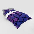 thumbnail image 3 of Ambesonne Abstract Bedding Set 3 Pcs, Stained Graphic Drops, Twin, Purple Pink Black, 3 of 3
