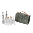 thumbnail image 3 of Juego de especias de viaje de 12 piezas para acampar con bolsa de almacenamiento de lona para barbacoa en la playa Verde Cola botellas de especias, 3 of 7