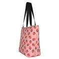 thumbnail image 4 of Fotbe Strawberries Pattern Beach Tote,Shoulder Handbag,Spacious Tote Bag,Lightweight Travel Bag,Versatile Shopping Bag, 4 of 9
