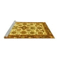 thumbnail image 2 of Ahgly Company Machine Washable Indoor Rectangle Abstract Yellow Modern Area Rugs, 5' x 8', 2 of 4