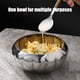 thumbnail image 4 of Campana Para Cocina Pumpkin Bowl Stainless Steel Serving Bowl Candy For Hot And Cold Foods Saladsing Soups Fruit, 4 of 6