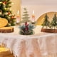 thumbnail image 4 of pstuiky Adorno navideño de ventana/escritorio con candelabro doble de hierro dorado, 4 of 6