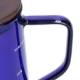 thumbnail image 3 of 300ml Borosilicate Glass Tea Cup with Wooden Lid - Heat Resistant, Durable Coffee Mug for Home Use | Stylish & Simple Blue and Brown Water Container | Safe for Hot and Cold Drinks, 3 of 5