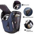 thumbnail image 2 of （blue）Travel Backpack Luggage Hand Backpack, Water-resistant Lightweight Business Rucksack, Durable, 2 of 5