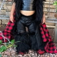 thumbnail image 3 of Diconna Girl's Faux Fur Leg Warmers Solid Color Soft Cozy Fuzzy Boot Cuff Cover Party Costumes, 3 of 8
