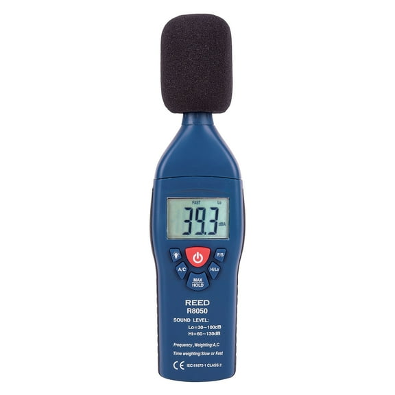 REED Instruments R8050 Dual Range Sound Level Meter