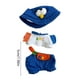 thumbnail image 3 of Conjunto de 17 cm de accesorios de moda para muñecas macaron: mini ropa para muñecas, kit de decoraciones para exhibir y adornos de tela suave con estilo festivo (muñeca no incluida), 3 of 3